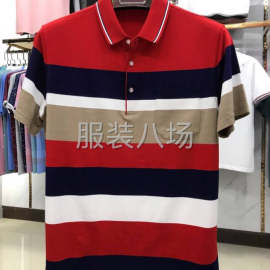 undefined - 男装翻领短袖尾货多款新款式 - 图1