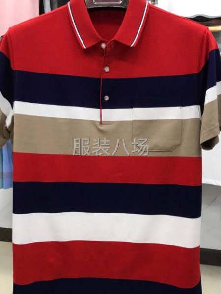 男装翻领短袖尾货多款新款式-第1张图片