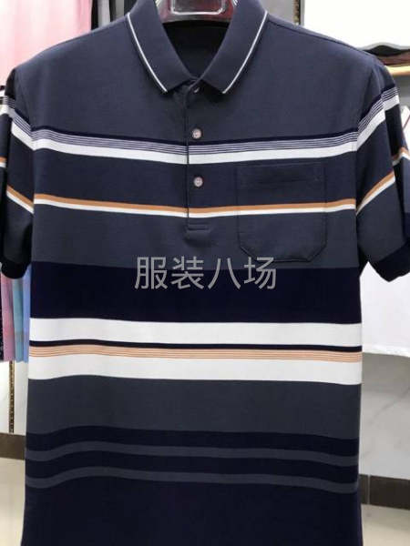 男装翻领短袖尾货多款新款式-第5张图片