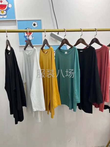 『女装.中长款开衩长袖上衣』-第3张图片