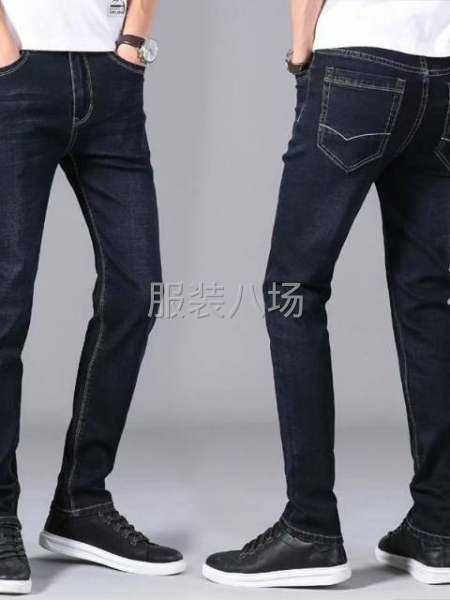弹力男装牛仔裤尾货靓款-第5张图片