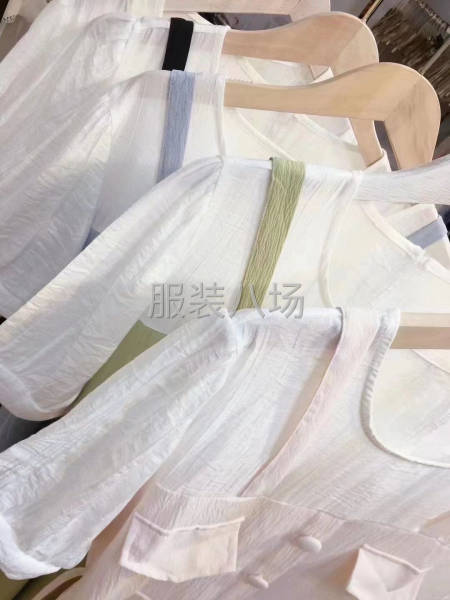 『女装.夏季泡泡袖连衣裙』单款五色-第4张图片