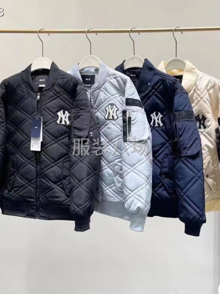 『男女装.MLB棒球棉服』原单重工刺绣-第5张图片