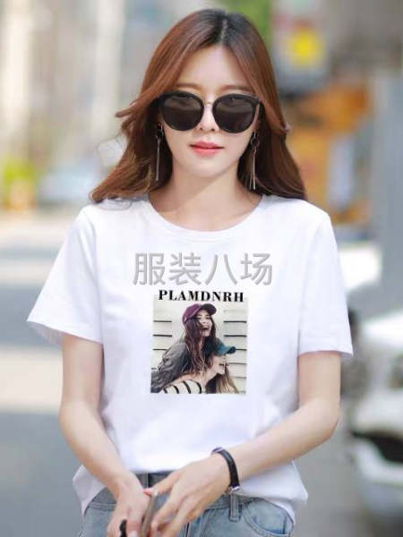 纯棉女士短袖尾货多款-第6张图片
