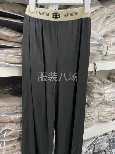 『女装.冰丝阔腿裤』松紧腰 只清！-第1张图片