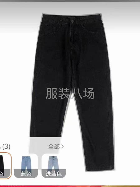 『男装.纯棉牛仔裤』单款单色 版型好-第3张图片