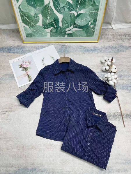 【女装】纯棉法式复古波点衬衫-第4张图片