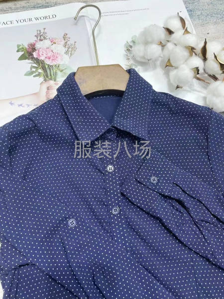 【女装】纯棉法式复古波点衬衫-第2张图片