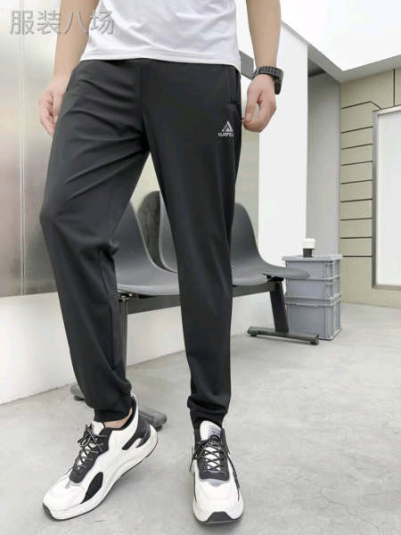 运动休闲速干裤子，开线拉链口袋-第4张图片