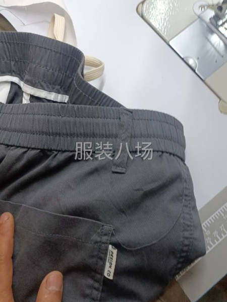 专业生产休闲裤。松紧腰，手工腰，贴贷款-第6张图片