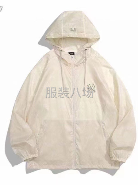 潮牌MLB满花连帽防晒衣 1300件左右，S-2XL码，只支-第1张图片