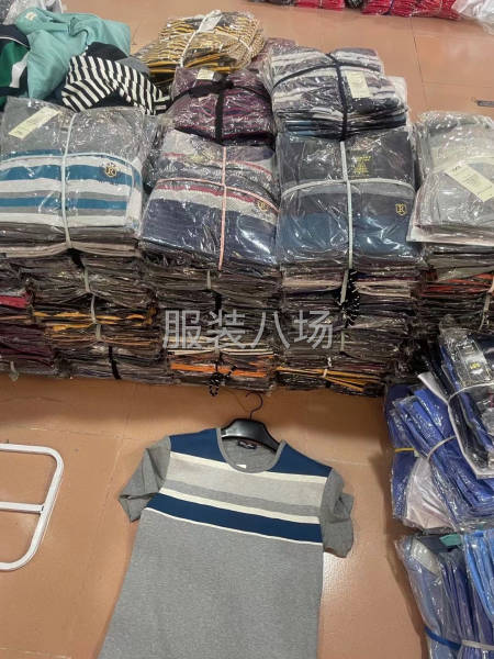 【男装】 刺绣高品质刺绣重工艺拼色短袖-第7张图片
