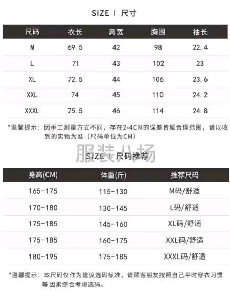 Polo衫处理，一款4色，一共55414件100%棉，-第2张图片