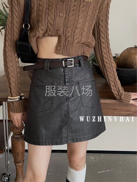 寻加工厂，加工班子，专业半身裙PU皮裙-第2张图片