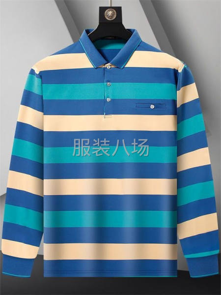 纯棉男士翻领长袖衫款式多多-第4张图片