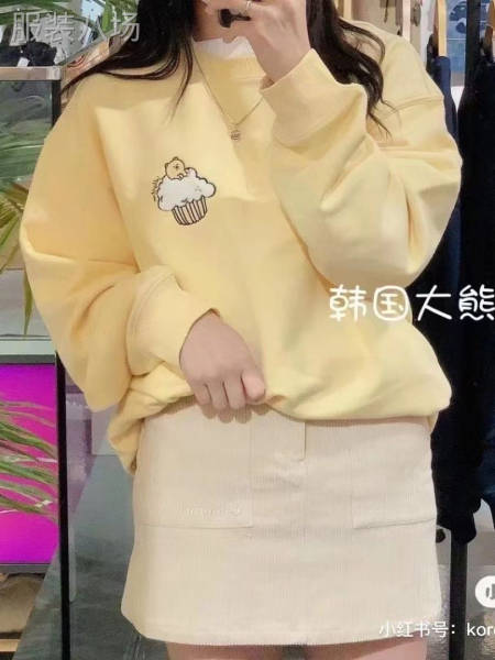 【女装】 韩国小熊维尼精品卫衣 整款四色-第3张图片