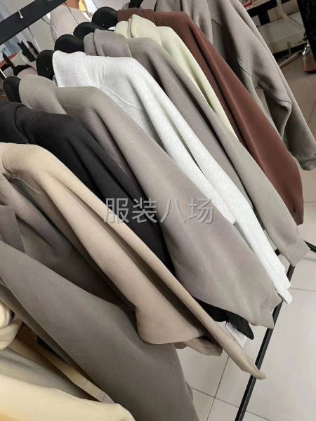 【男女裝】 ESS連帽加絨衛衣 整款高品質450克左右-第2張圖片