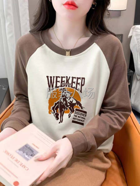 女装套头卫衣各种卫衣圆领-第2张图片