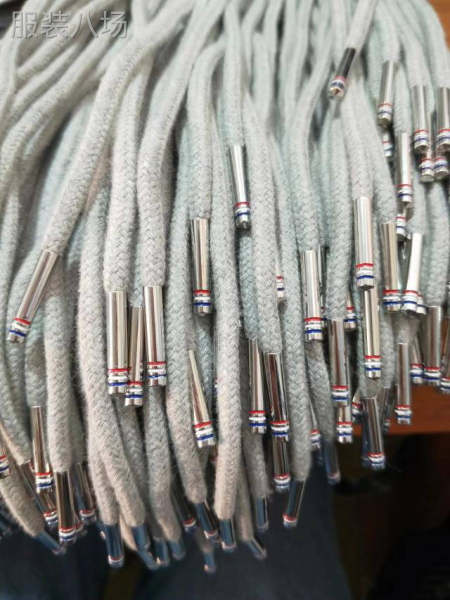 纯涤纯棉圆绳及扁绳，铜头，塑料头，硅胶头，注塑绳头，套管等-第2张图片