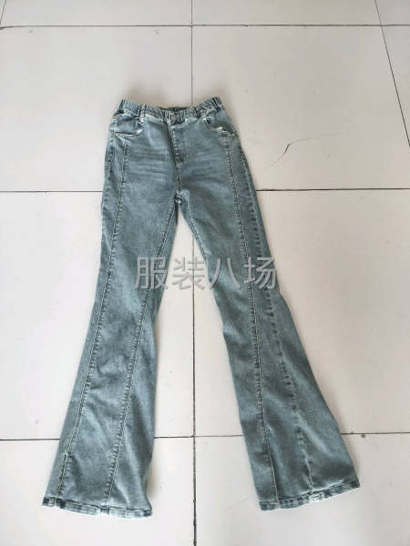 童装牛仔弹力裤，喇叭裤，工装裤-第2张图片