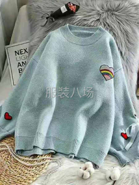 包芯纱女装套头毛衣厚款-第3张图片