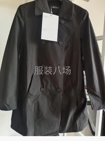 一手单寸衫领春秋装风衣外套外发-第1张图片