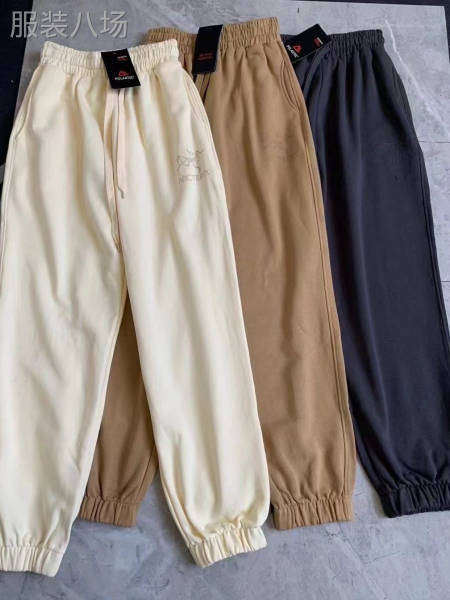 【男女装】 鸟家卫裤 整款 纯棉大毛圈400克左右-第1张图片