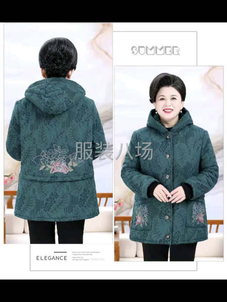 加绒棉服，裁片裁好，自己在裁房拉裁片做好后送扣店-第1张图片