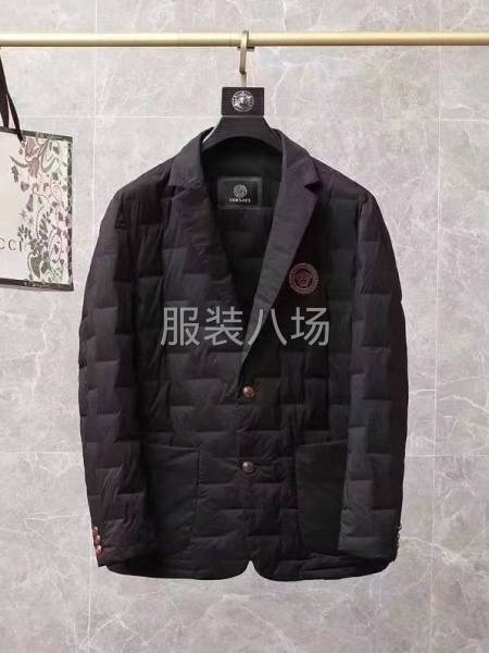 【男裝】 范思哲商務羽絨服 整款 90絨商務羽絨服-第1張圖片