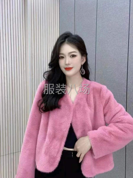 颗粒绒皮毛一体，水貂绒衣服-第2张图片
