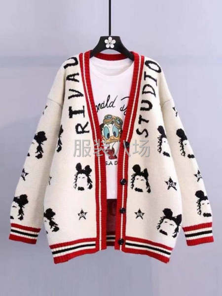 女款开衫毛衣靓款式-第5张图片