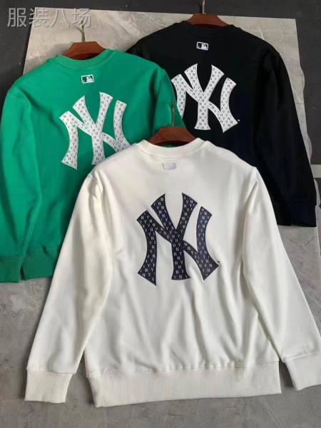 【男女装】 MLB专柜款卫衣 整款三色 纯棉大毛圈480克-第2张图片