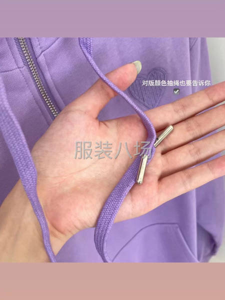 【女装】 艾米卫衣 整款 高克重 半高领拉链款-第3张图片
