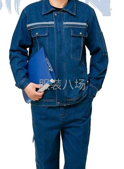 批发全号加厚牛仔工服-第3张图片