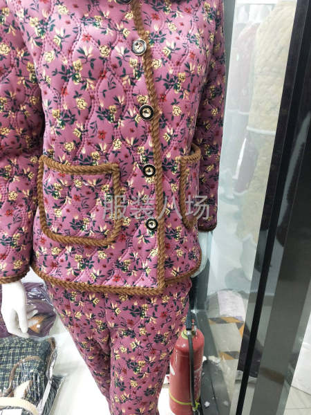 中老年妈妈装三合一套装裁片-第1张图片