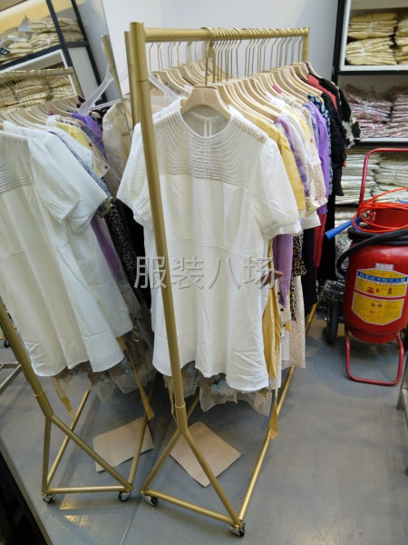 女装衣架子落地服装店专用展示架金色-第2张图片