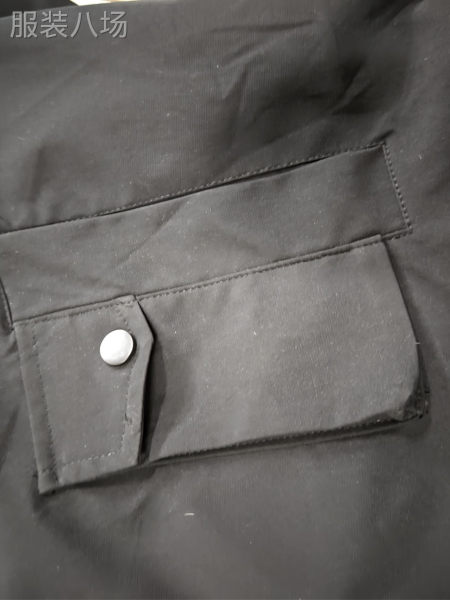 简单春款夹克，六大片，一字袋加一个小贴袋。帽子袖子不压线-第3张图片