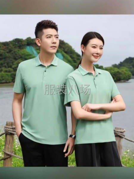 工厂直销长期供应男女高档POLO衫定制企业T恤工作服短袖-第4张图片