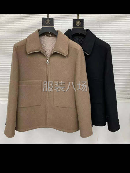 做商務男裝羽絨服優先，夾克，皮衣，風衣，梭織產品-第1張圖片