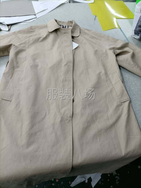 本厂爆款风衣返单，现招整件车位30名-第1张图片