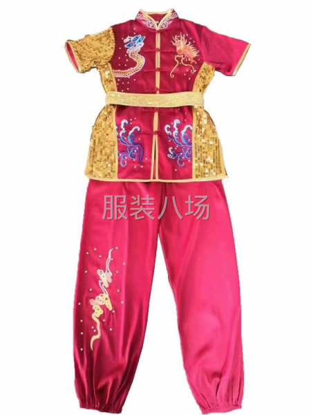 武术学校校服，质量一般，包工包料做完就货没有问题就结账-第1张图片