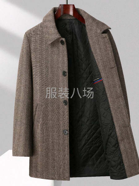 專業(yè)男裝毛呢外套招整件車工，西服。款式簡單，工價透明-第1張圖片