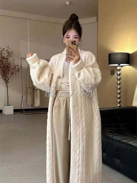 专业加工皮毛一体男装女装，仿貂。颗粒绒外套-第3张图片
