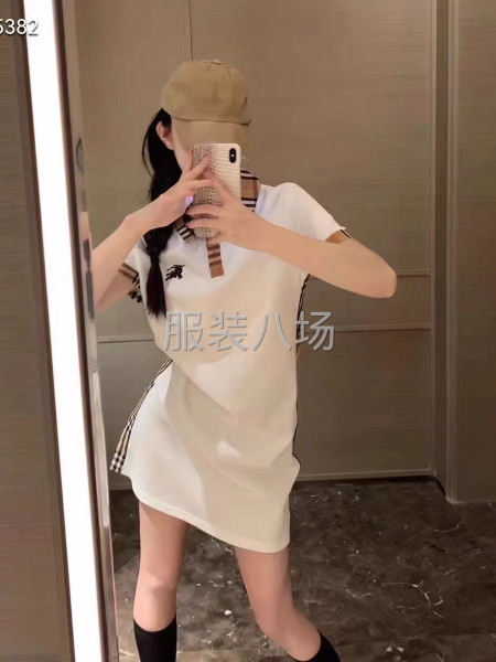 批发女款针织拼接连衣裙-第2张图片