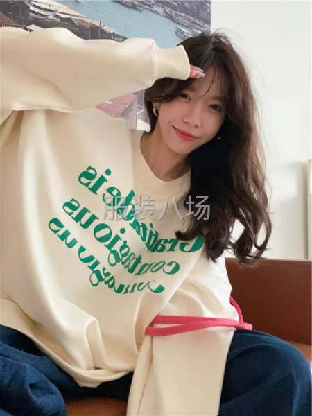 纯棉圆领大版衫圆领卫衣多款式-第2张图片