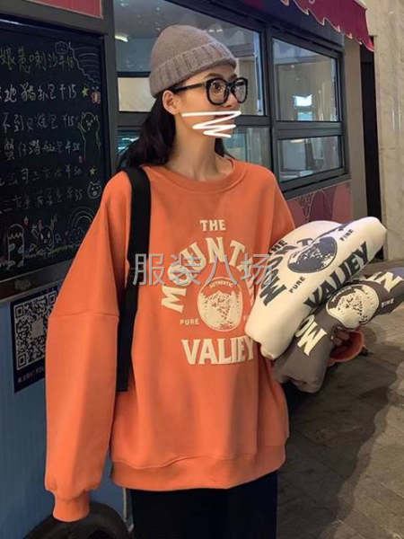 纯棉圆领大版衫圆领卫衣多款式-第6张图片