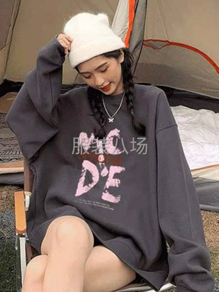 纯棉圆领大版衫圆领卫衣多款式-第3张图片