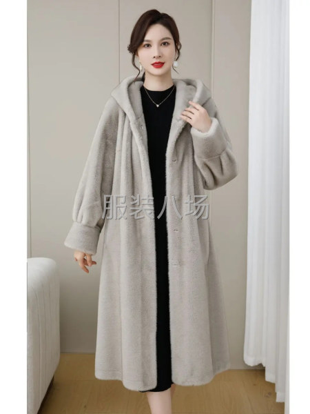 加工颗粒貂绒皮毛一体类服装-第2张图片