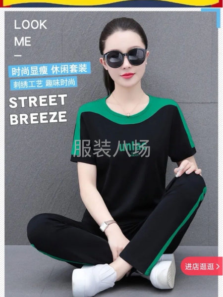 沙河网单档口针织套装，polo领套装、款多，-第1张图片
