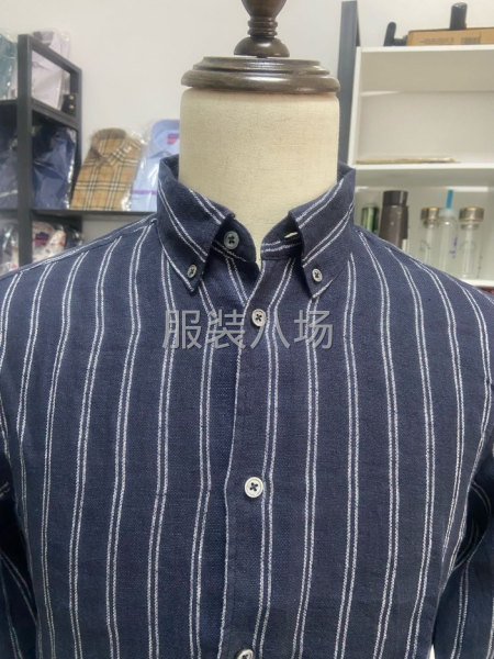 纯亚麻修身版长短袖都有-第1张图片